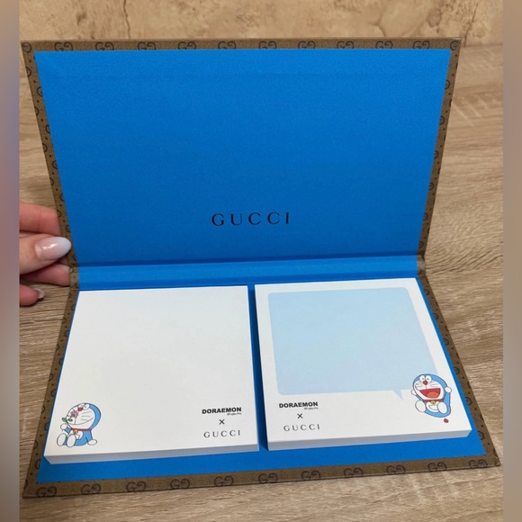 Gucci x Doraemon Hardcover Notepad Set | Limited Edition | Sealed - Picture 3 of 9
